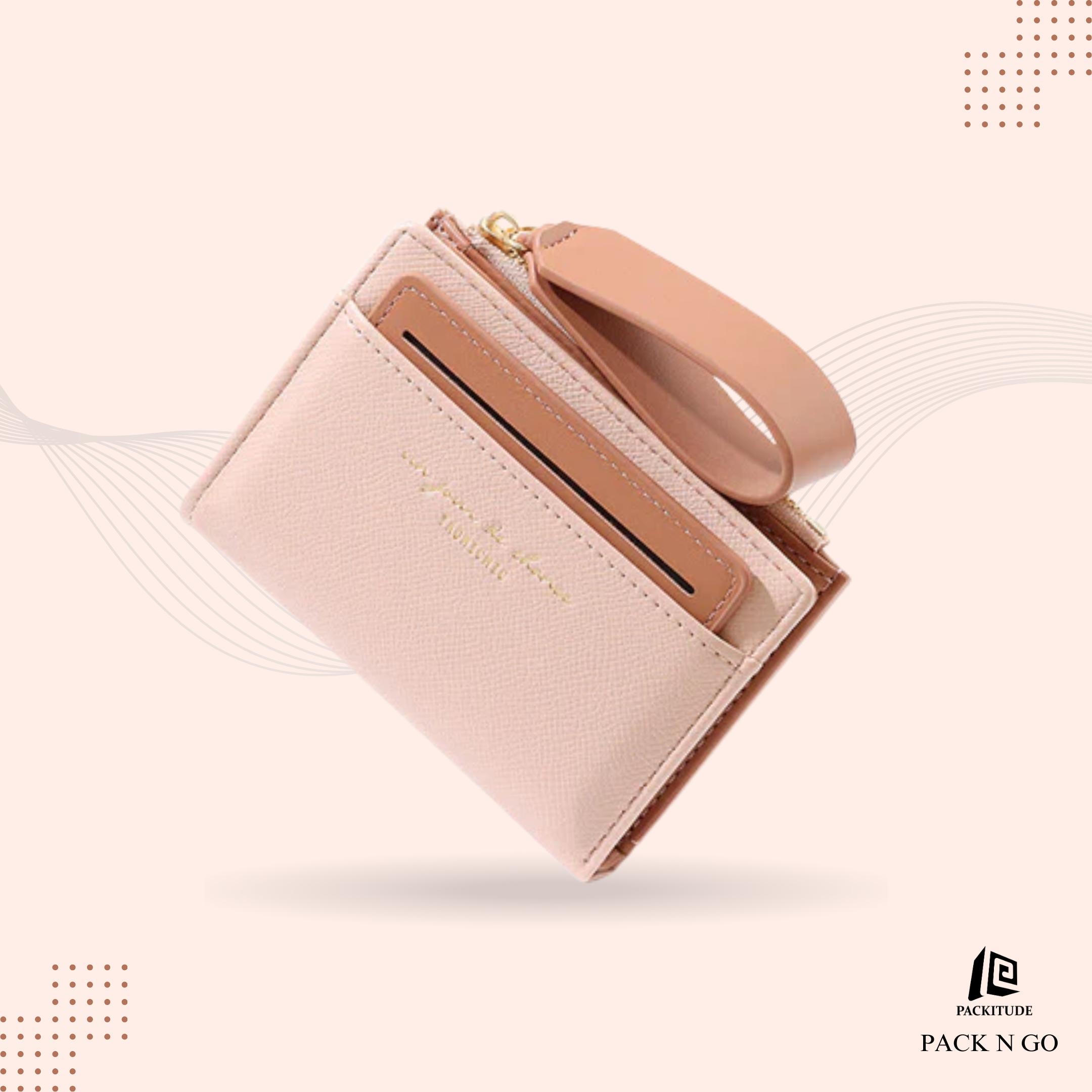 Bi Fold Compact High End Ladies Wallet