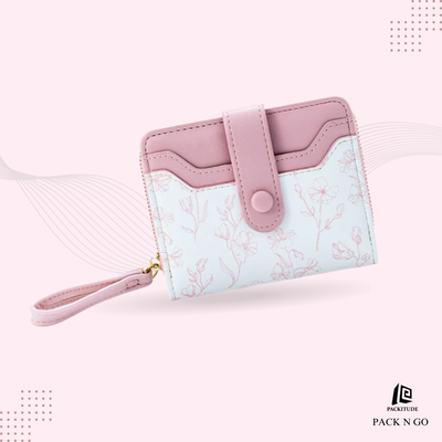 Multi Slot Bi Fold Floral Women's Wallet