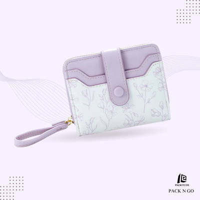 Multi Slot Bi Fold Floral Women's Wallet