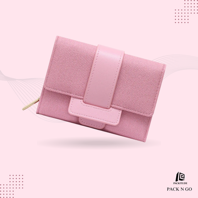 Tri Fold Handy Women's Wallet with Coin Chamber