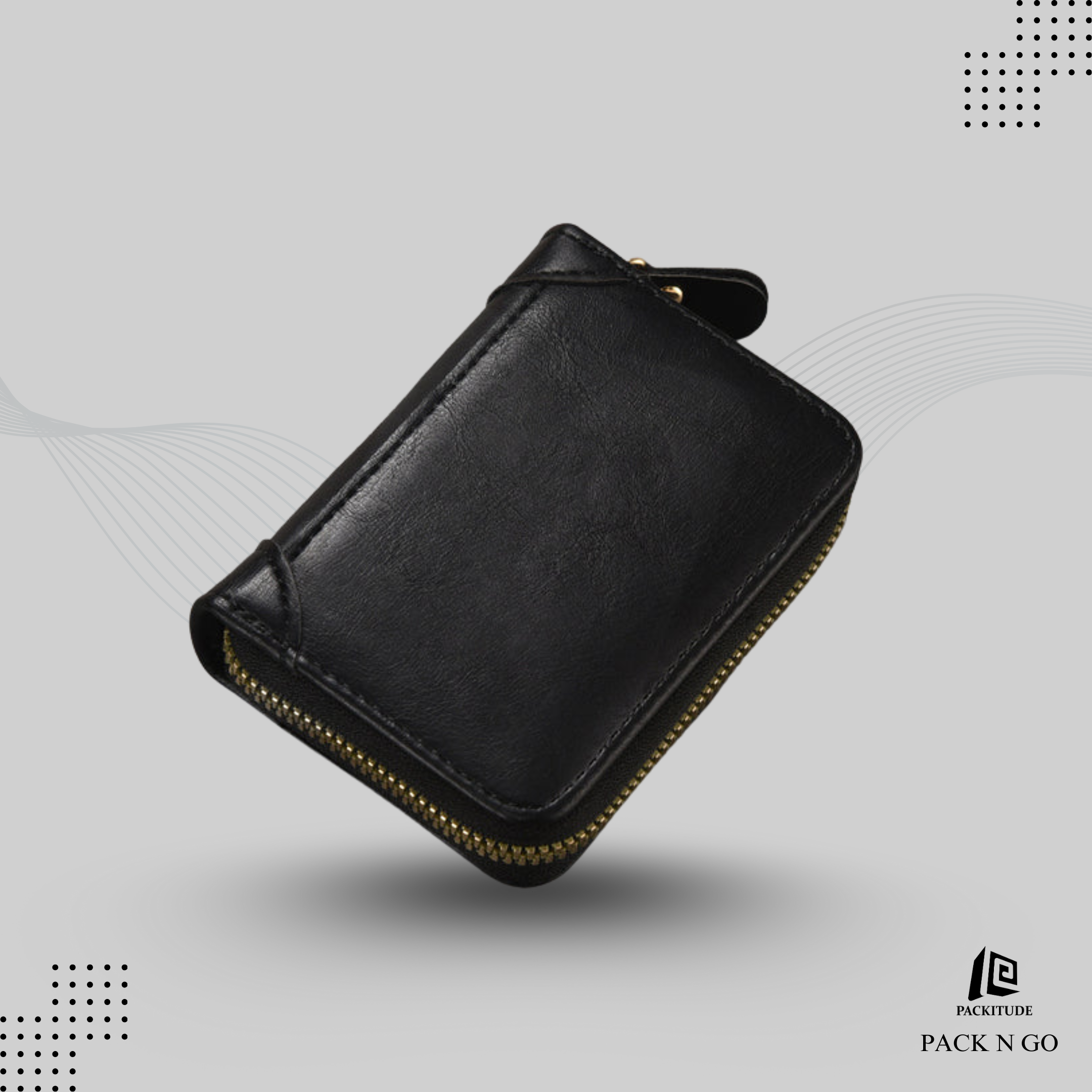 Multi card Holder Case With Zipper