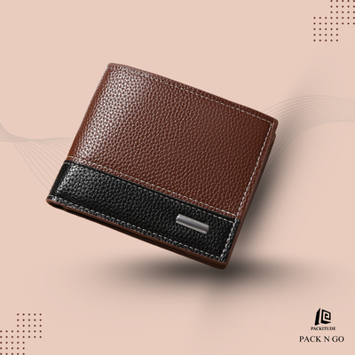 High-Quality Horizontal Pebble Pattern Artificial leather Multi-Card Business Wallet for Men