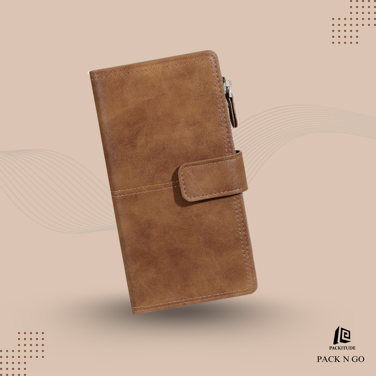 Multichambered Handy Men's Clutch Wallet