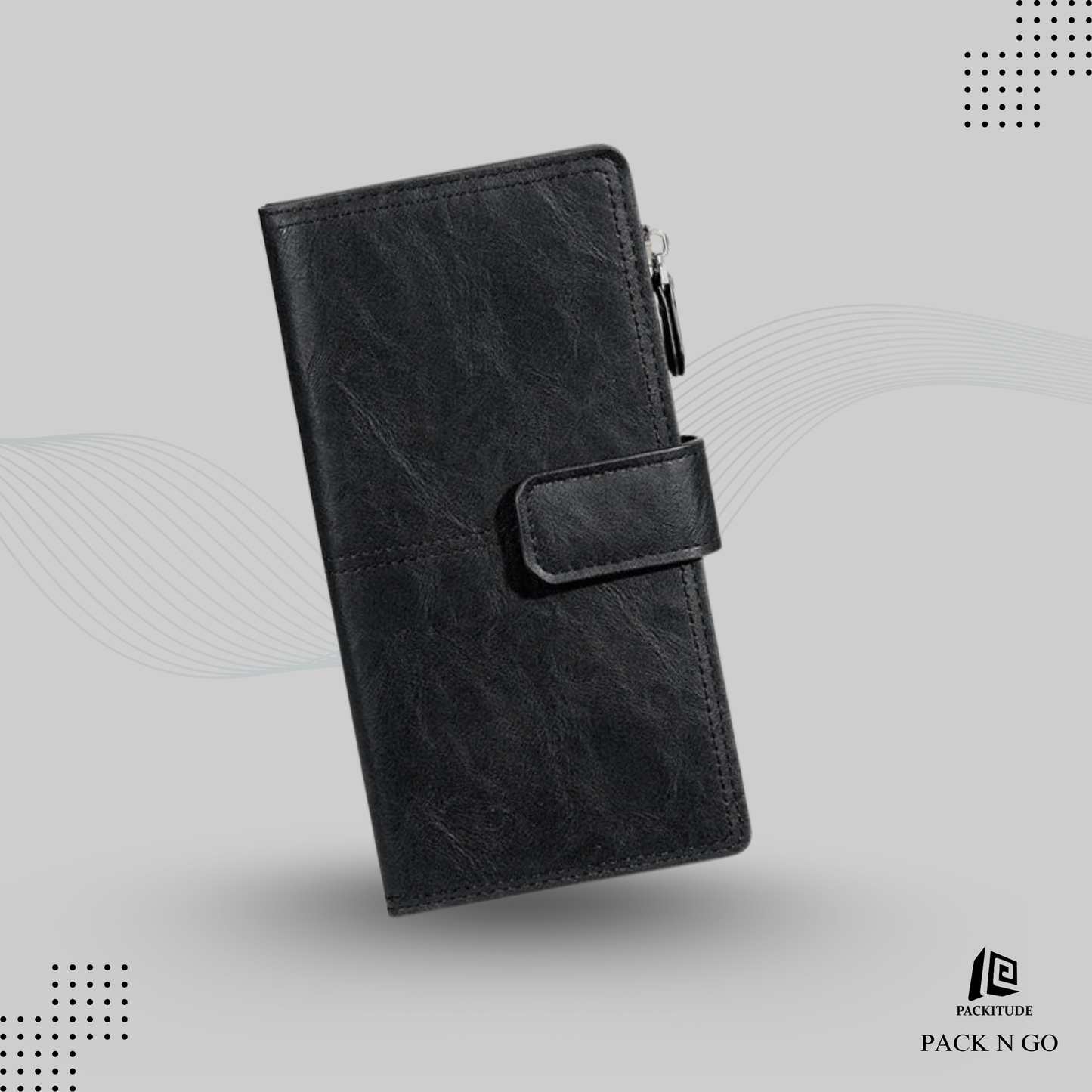 Multichambered Handy Men's Clutch Wallet