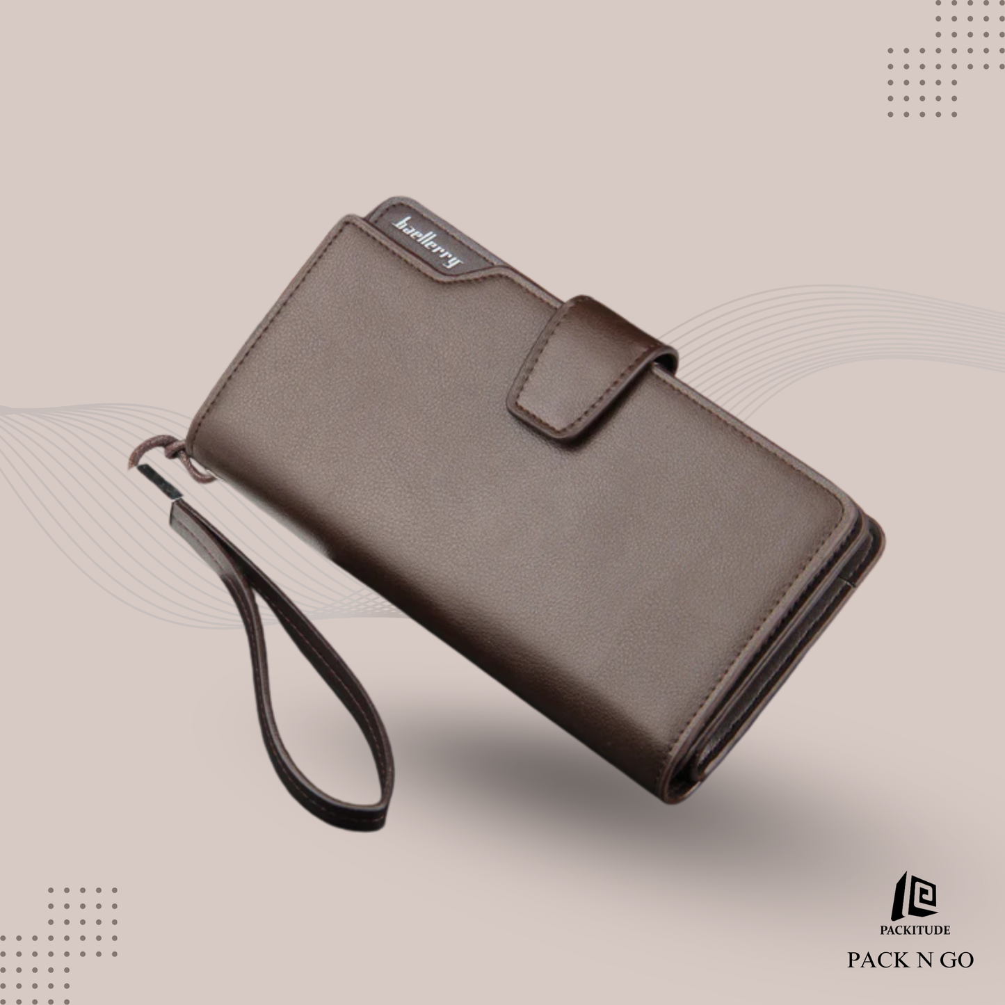 Men's wallet Mobile Phone Clutch Bag with Zipper