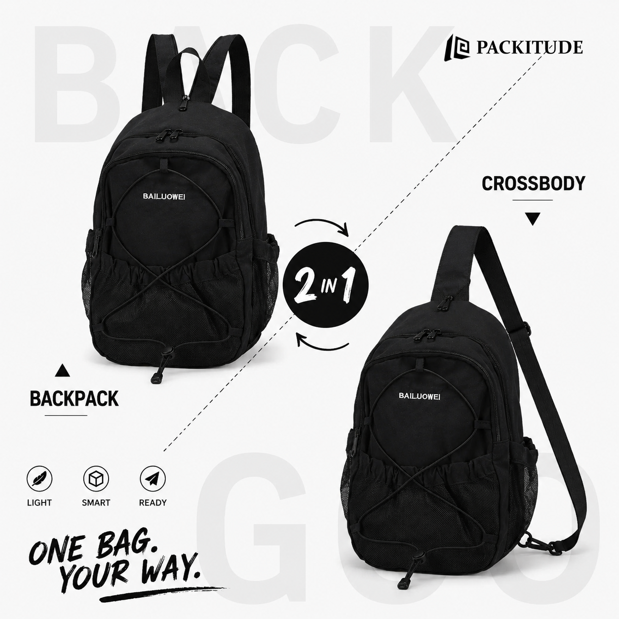 Lightweight Outdoor Mini Backpack | Water-Resistant Travel Daypack